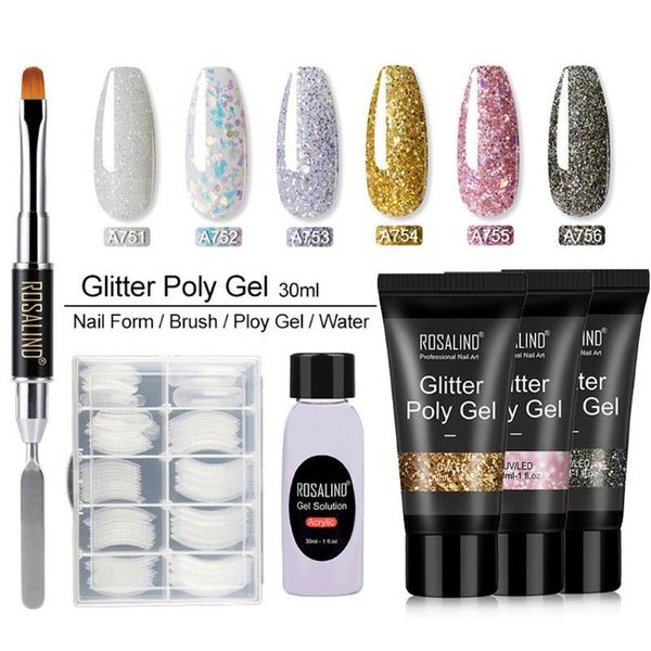 

nail art uv gel build gel nail finger extension soft clear tool set 60ml quick building for nails extensions art tools