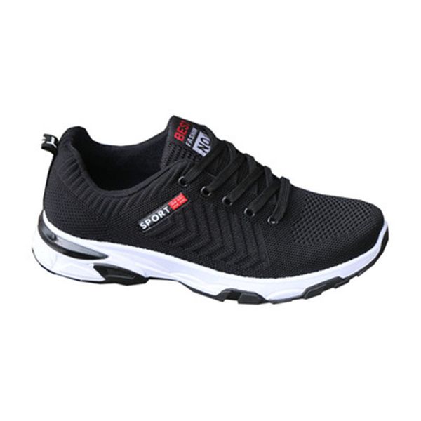 

2019 autumn new wild mesh belt with breathable and odor-resistant non-slip wear-resistant casual shoes running shoes, Black