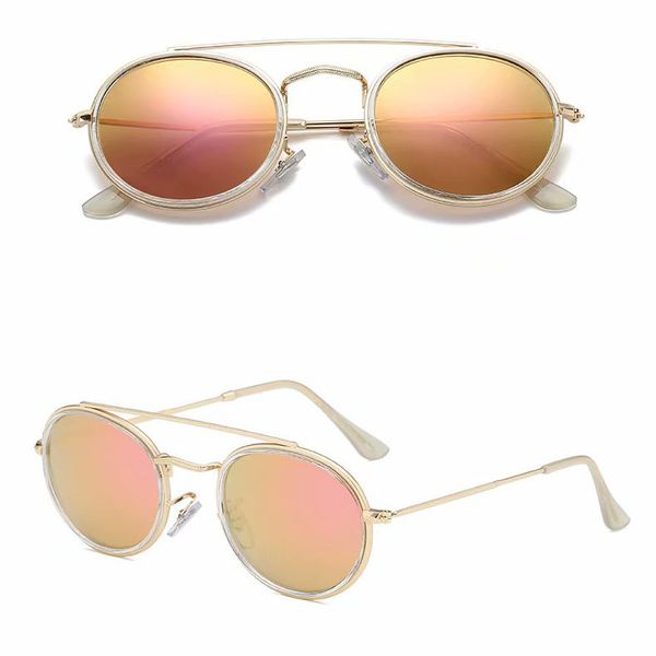 

fast shipping round fashion sunglasses men women sunglasses oculos de sol feminino gafas sports driving glasses, White;black