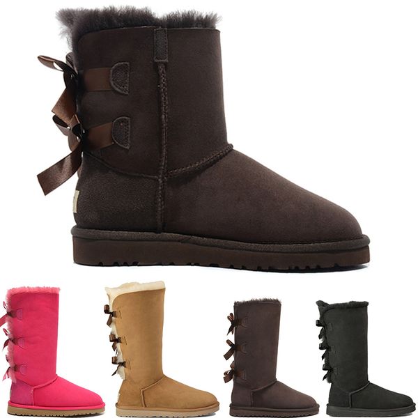 

Hot Sale New WGG Women's Australia Classic tall Boots Women girl boots Boot Snow Winter boots fuchsia black blue red leather shoes