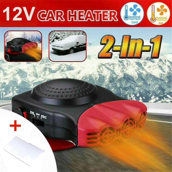 

180 degree rotate supporting holder 12v defroster defog car heater electric fan windshield windows heated device dc 12v 150w#lr2