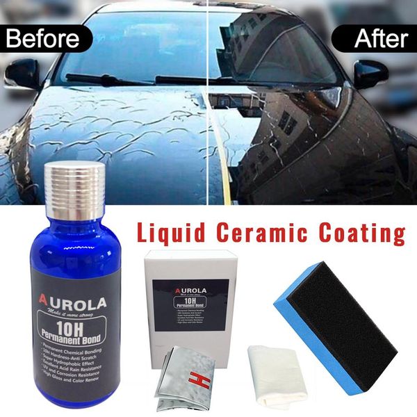 

10h ceramic car paint coating protective foil car kit anti scratch liquid nano coating sealant protection super hydrophobic