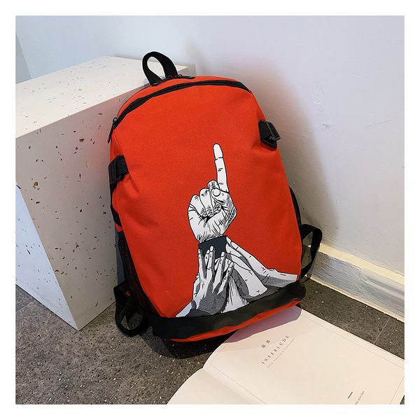 

school bag hand pattern designer backpack travel backpacks fashion style womens bag practical bag selling 2020