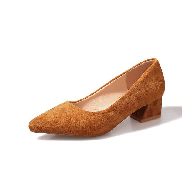 Comfortable Dress Business High Heels Shallow Mouth Pointed Black