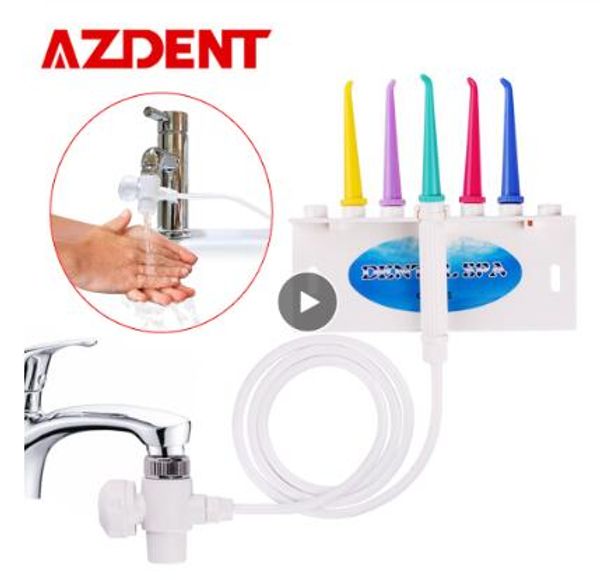 

faucet water dental flosser oral irrigator jet interdental brush tooth spa cleaner teeth whitening toothbrush cleaning