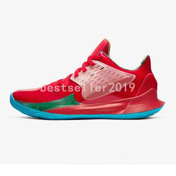 

2020 zapatos kyrie low 2 mr. krabs sandy cheeks gets crimson blue hero basketball shoes squidward 5 sponge bob mens designer trainers sports