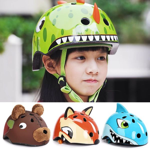 

lixada kids bicycle helmets cute cartoon children cycling helmet city road bike headpiece for boys girls outdoor sports skating