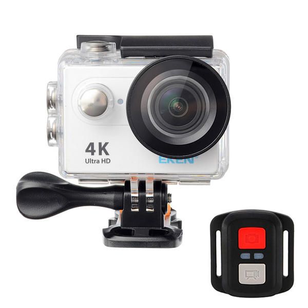 

eken h9r sports action camera 4k ultra hd 2.4g remote car dvr wifi 170 degree wide angle - black