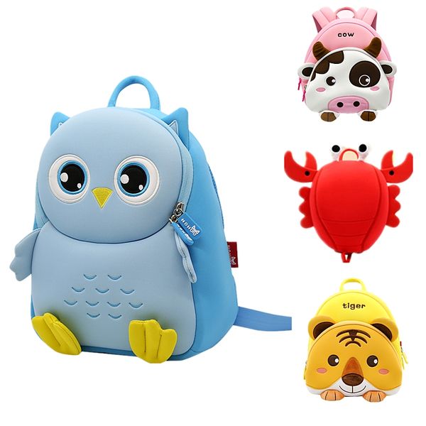 

nohoo school bag kindergarten 3d cartoon kids neoprene backpacks mini plecak children girls boys backpacks mochila