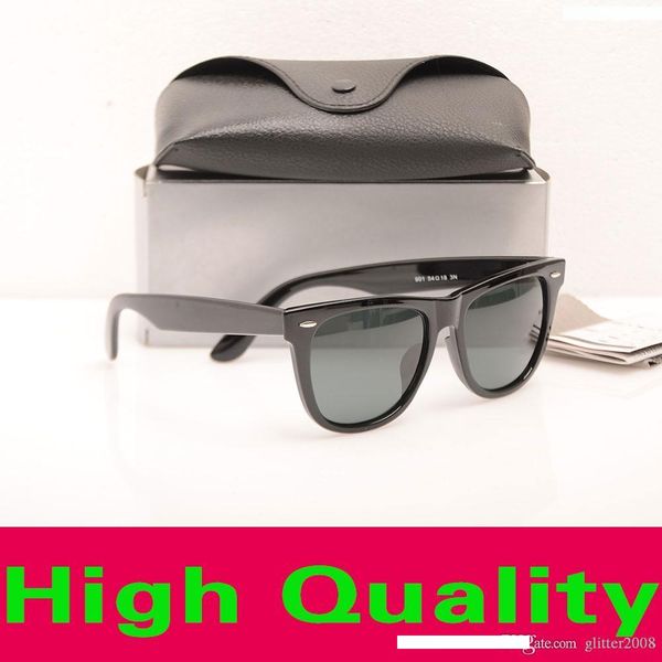 

glass lens for brand designer sun glasses classic women sunglasses plank sun glasses new fashion man sunglasses with cases boxs, White;black