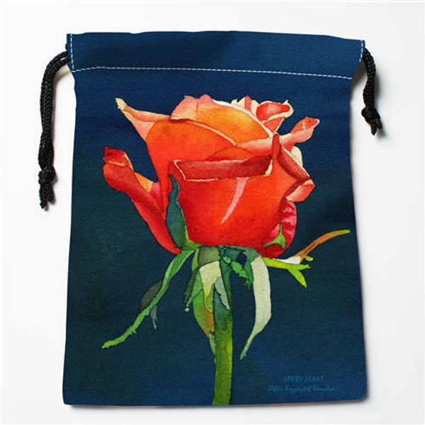 

custom printing orange-rose (1) drawstring shopping bags travel storage pouch swim hiking toy bag multi size18-12-05-103