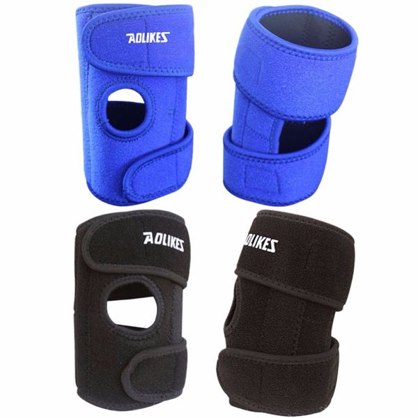

knee support neoprene kneepad tennis golf arthritis epicondylitis pain brace sports gym fitness, Black;gray