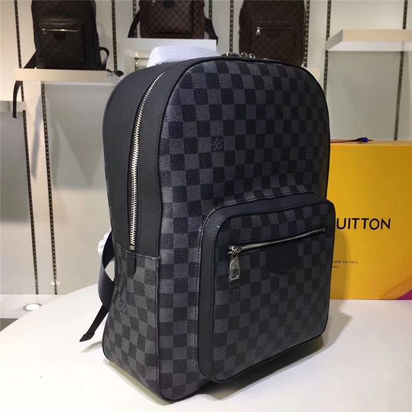 

Designer Backpack Mens Luxury Backpack 2019 New Brand Double Shoulder Bags Male Brand School Bags Leather Shoulder Bag