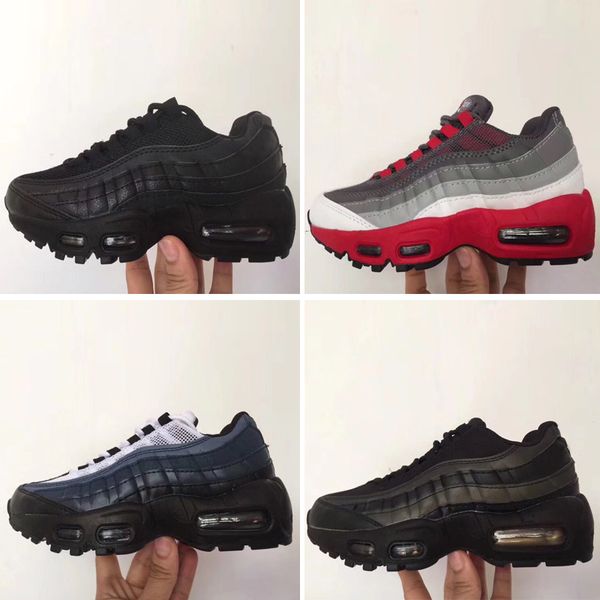 

Nike air max 95 2019 горячая обувь высокого качества детская спортивная обувь дети мальчики баскетбольные кроссовки детские Huarache Legend синие дизайнерские кроссовки евро 28-35