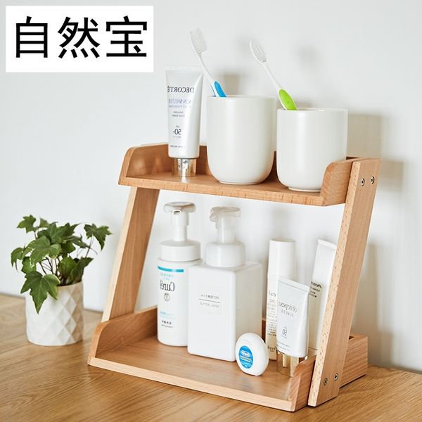 

japanese office deskreceive wooden double sundry finishing shelf simple small shelf on the desk storage boxes bins