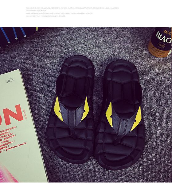 

2018 Лето глаз монстр мужская обувь шлепанцы для свободного покроя мужчины пляжные