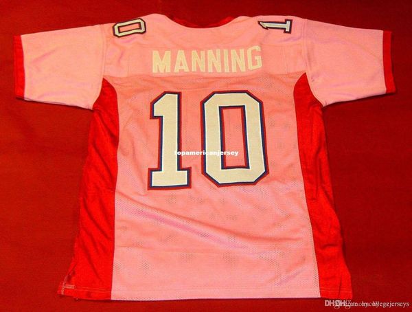 

nbspnfl retro #10 eli manning custom pink mitchell & ness jersey mens stitching s-5xl,6xl football jerseys running, Black;blue