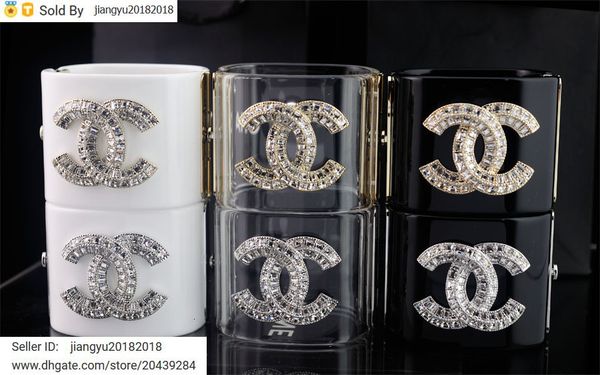 

christmas gift new bracelet diamond bracelet cuff clear crystal pearl punk retro skull bracelet with box, Golden;silver