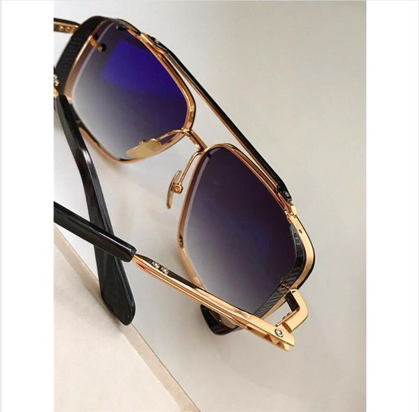 

retro popular crystal sunglasses cutting gold six grid sunglasses k lens new square edition limited frame with men detachable kuokq, White;black