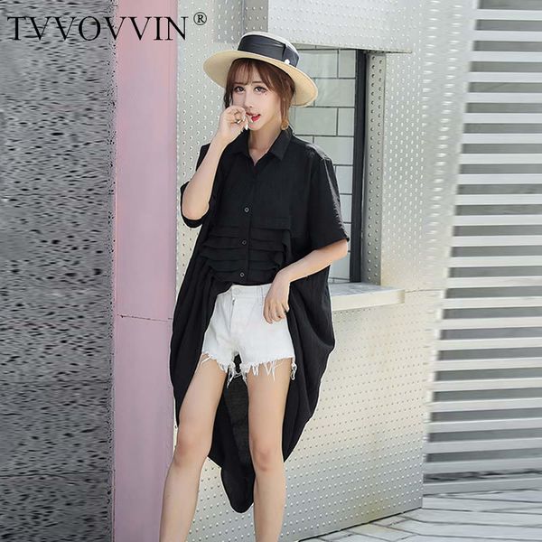 

свободные нерегулярные плиссированные белые черные рубашки женская одежда 2020 весна новая мода свободные длинные матч все элегантные блузки, White