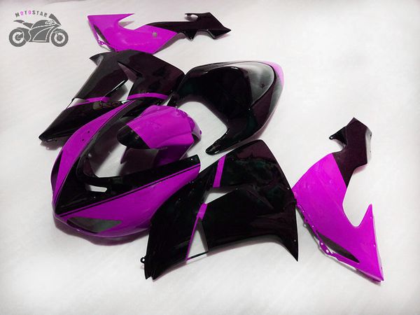 Peças chinesas de Aftermarket para Kawasaki Ninja ZX-10R 06 07 Motocicleta Roxo Roxo Preto Kits Body Kits ZX10R 2006 ZX 10R 2007