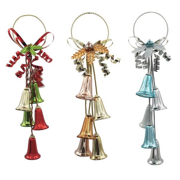 

christmas tree decoration bells hanging ornament door hanging pendant jingle bells christmas metal bell for home decoration