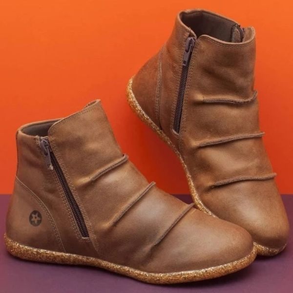 

vogue women ankle platform boots vogue new autumn and winter soft soild zipper boots winter nice woman shoes, Black