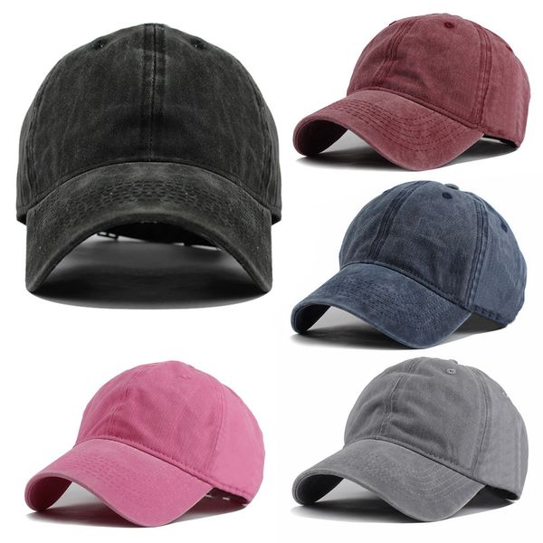 

baseball cap classic style dad hat summer all cotton made adjustable men women low hat czapki z daszkiem, Blue;gray