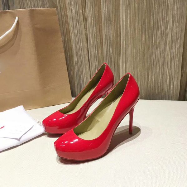

designer red sole women dress shoes high heel wedding shoe luxury genuine leather stiletto heel fashion red dress party shoe