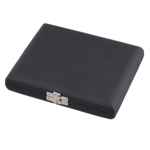 

black pu leather oboe reed case storage for 12 reeds woodwind instrument parts