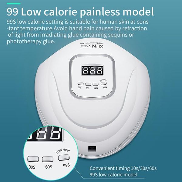 

nail dryer led uv nail gel curing lamp 120w light gel polish dryer art machine sensing manicure dropshipping