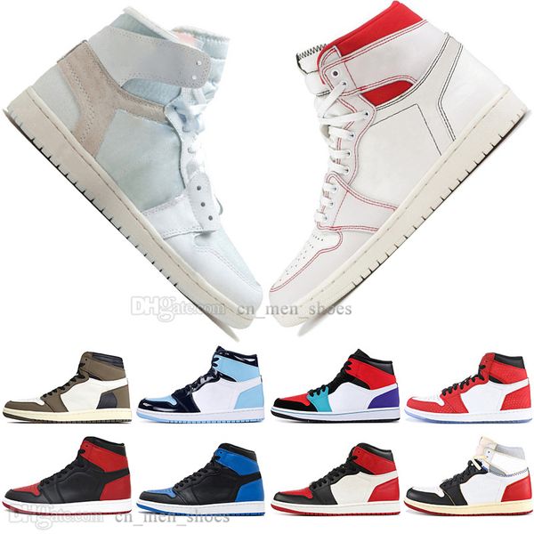 

1 high og travis scotts cactus jack unc mens basketball shoes 1s 3 banned bred toe not for resale red women men sports designer sneakers