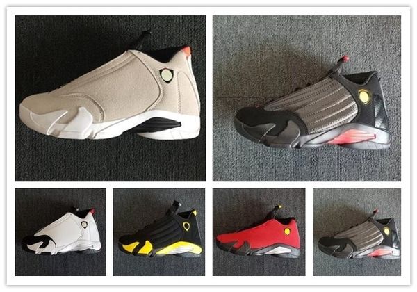 

14 xiv desert sand men basketball shoes 14s bred last sblack toe candy cane sports shoes sneakers women boots outdoor athletics with