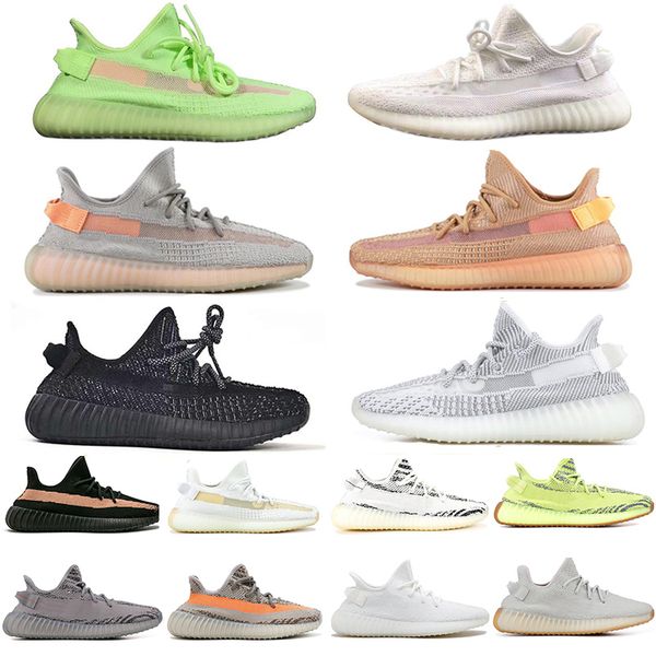 

New Style Gid Glow Clay True Form Black Reflective Static Running Shoes For Men Women Zebra Beluga Sesame Mens Trainers Designer Sneakers