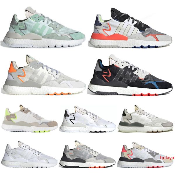 

2019 nite jogger 3m reflective running shoes beige triple white black ice mint trace pink women mens trainer sports sneakers 36-45