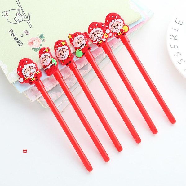 

christmas pen set stationery cartoon series creative neutral black 0.5mm student writing tools gifts office school supplies