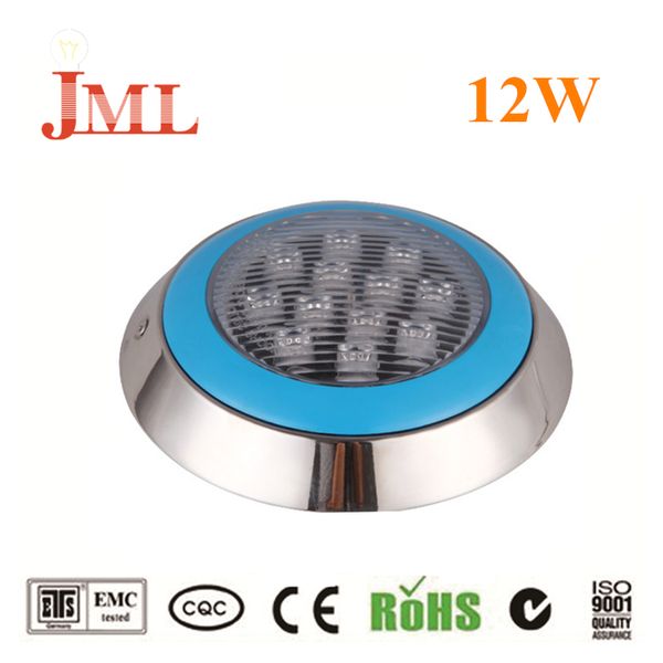 

jml 12 вт подводное освещение 24 в нержавеющей стали ip68 rgb белый теплый белый led свет бассейна безопасны в использовании