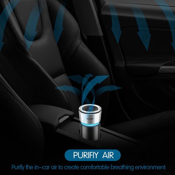 

onever car ozone ionic mini air purifier 360 degrees purify with car phone charger air cleaner remove smoke odor bacteria