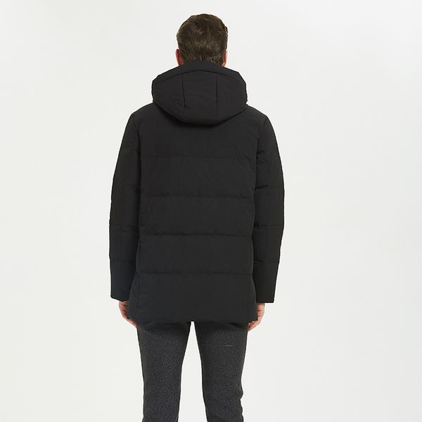 

2019 новый стиль ozhouzhan мужской вниз куртку мужской белой утки вниз с капюшоном простота щедрого камуфляжем цвета пальто army workwear, Black