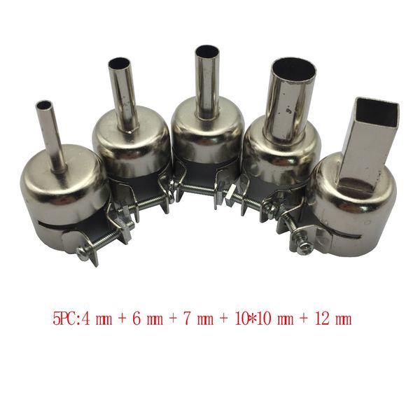 

5pcs/9pcs air gun nozzle universal gun nozzle for 850 852d 898 858 soldering station attachments
