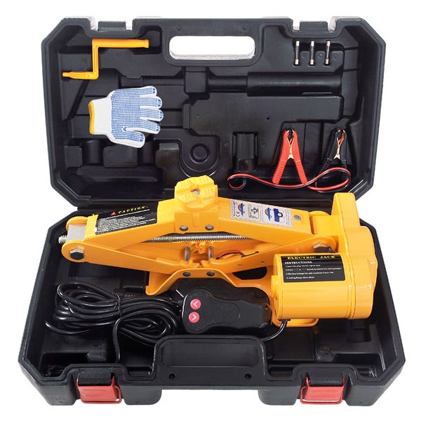 

zs2j electric scissor jack 2t 12v car combination tool set
