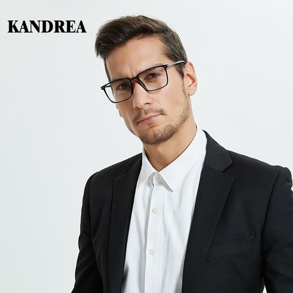 

kandrea men eyeglasses frame classic atmosphere contracted black glasses frame