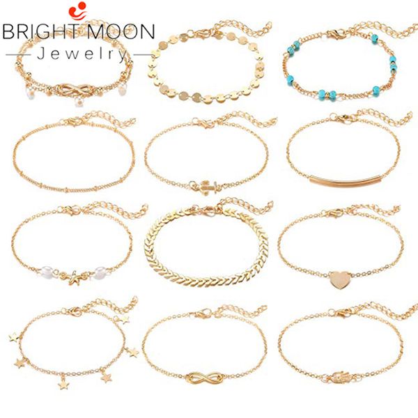 

fashion rose gold female footchain jewelry crystal anchor fine beach footchain festival gift gift for women, Red;blue