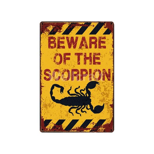 

wellcraft ] baware animals shark fox lion rat cow metal sign wall plate pub bar vintage painting personality decor hy-1723 other home de