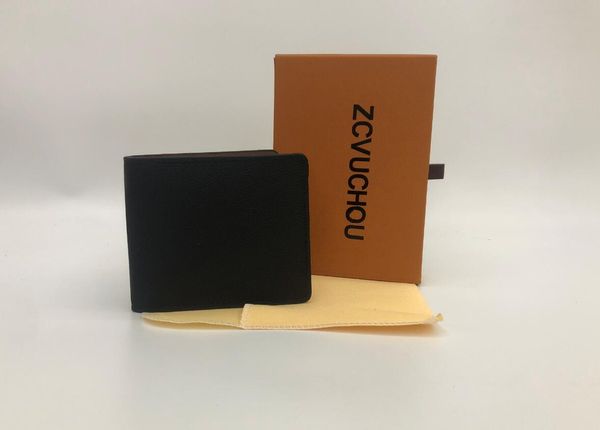 

paris plaid style designer mens wallet famous men luxury wallets special canvas multiple short small bifold wallet with box, Red;black