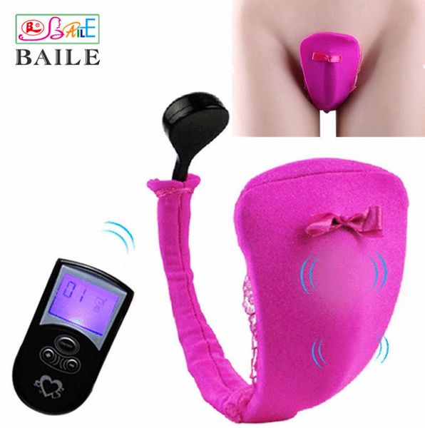 Baile telecomando senza fili mutandine vibranti vibratore C string invisibile biancheria intima erotica donna 10 velocità prodotti del sesso St363 Y190722