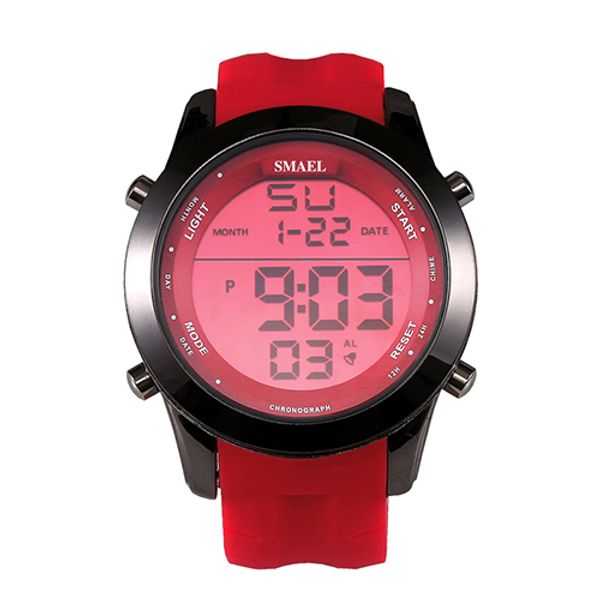 Nuovi orologi sportivi SMAEL Orologio digitale colorato Display a LED Orologi casual Orologi da polso da uomo Montre Homme Relógios Masculino 1076
