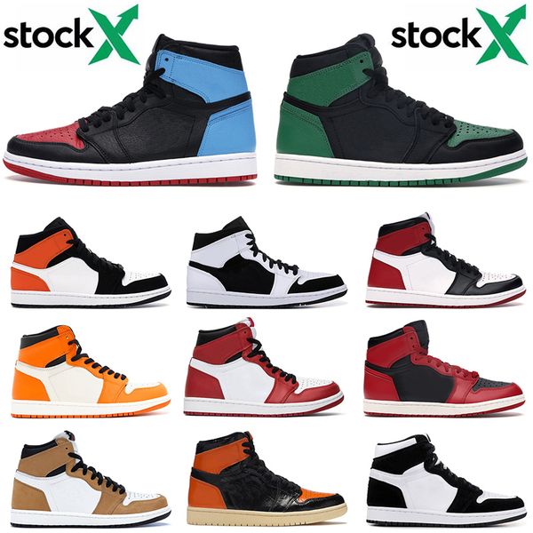 

mens womens 2020 new 1s 1 bjordan asketball shoes trainers shattered backboard black whtie royal blue designers sneakers, White;red