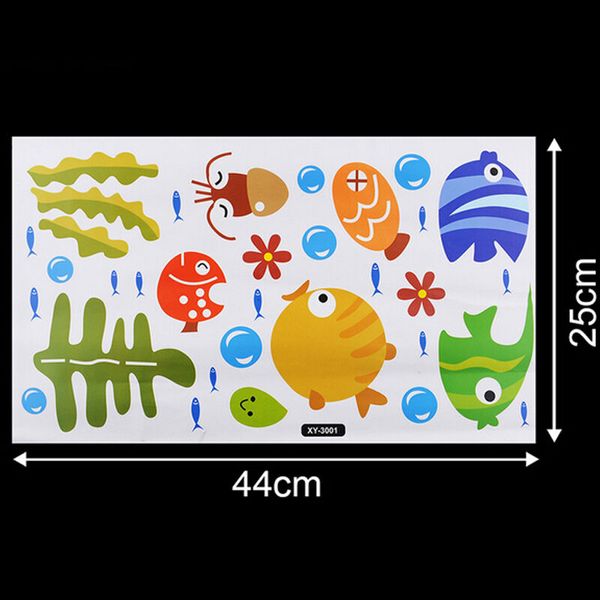 

underwater fish starfish bubble wall sticker for kids rooms cartoon nursery bathroom children room home decor wall decals underwater fish st