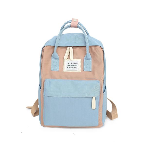 

wholesale- 2017 new backpack school bag girls double shoulder canvas lovers leisure travel bag